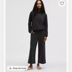 lululemon SoftStreme High-rise Wide-leg Cropped pant